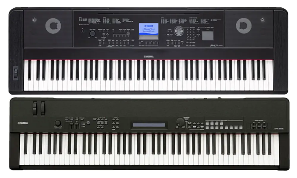 Comparison of Yamaha Piano Keyboards versus Yamaha Digital Pianos
